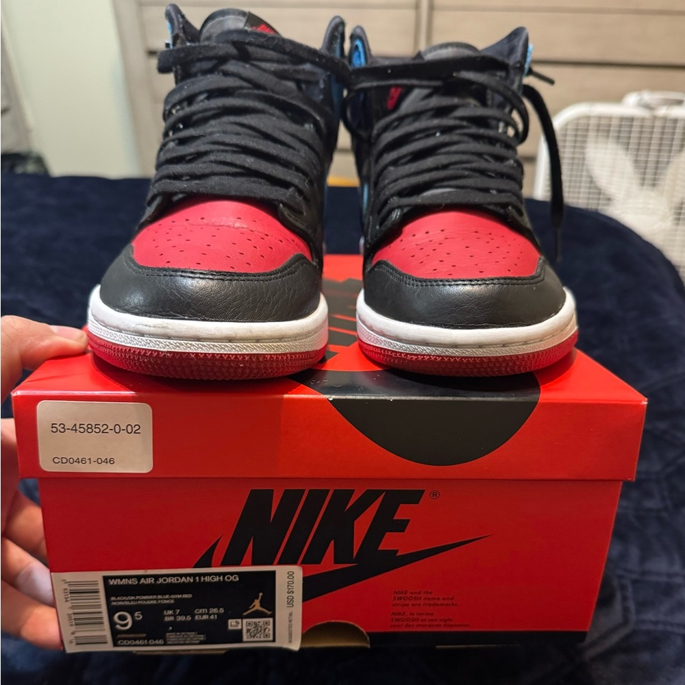 Jordan 1 High OG UNC To Chicago 2020 Women’s Size 9.5  Men’s 8